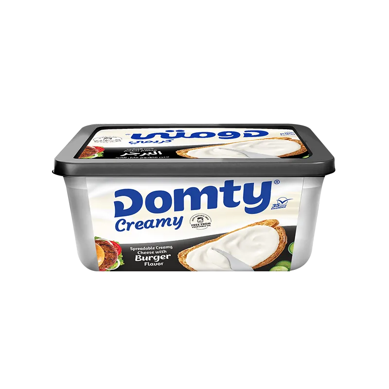 Creamy cheese with Burger