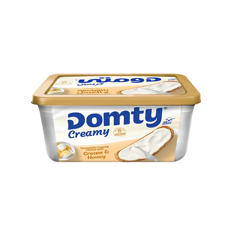 Creamy natural cheese with cream & Honey
