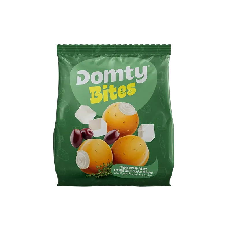 Bites Thyme Bread Filled Cheese With Olives Flavor