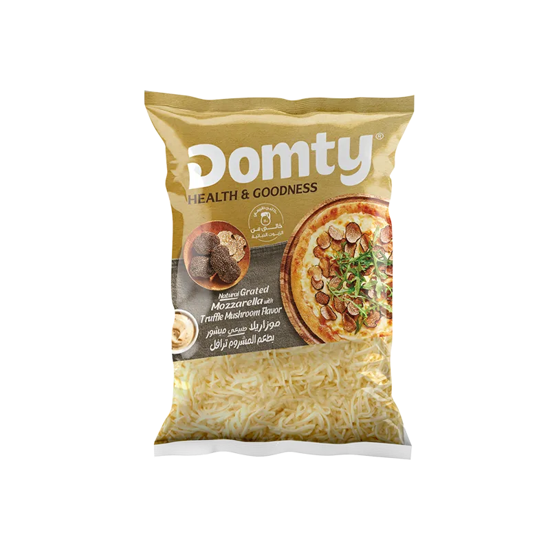 Natural Grated Mozzarella with Truffle Mushroom Flavor